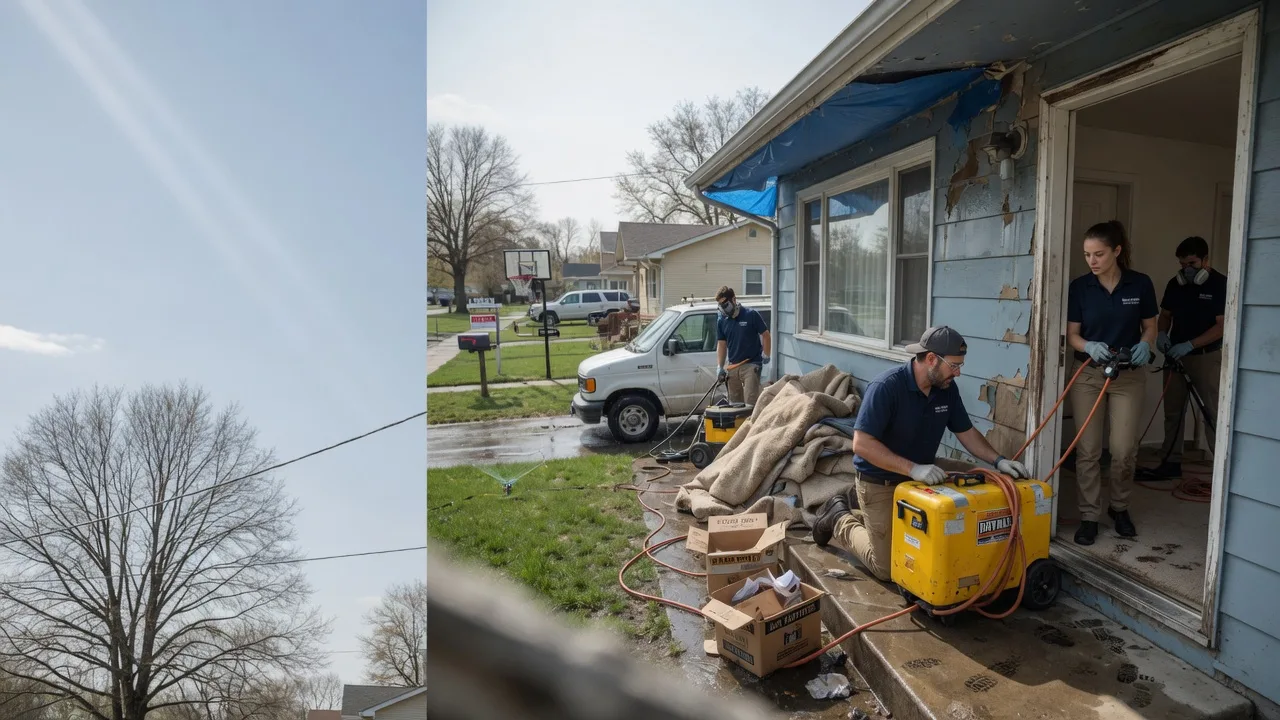 Basement Flood Cleanup in Mountain View, WY near me